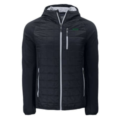 New York Jets Cutter & Buck Primary Logo Rainier PrimaLoft Eco Full-Zip Hybrid Jacket Black - NFL