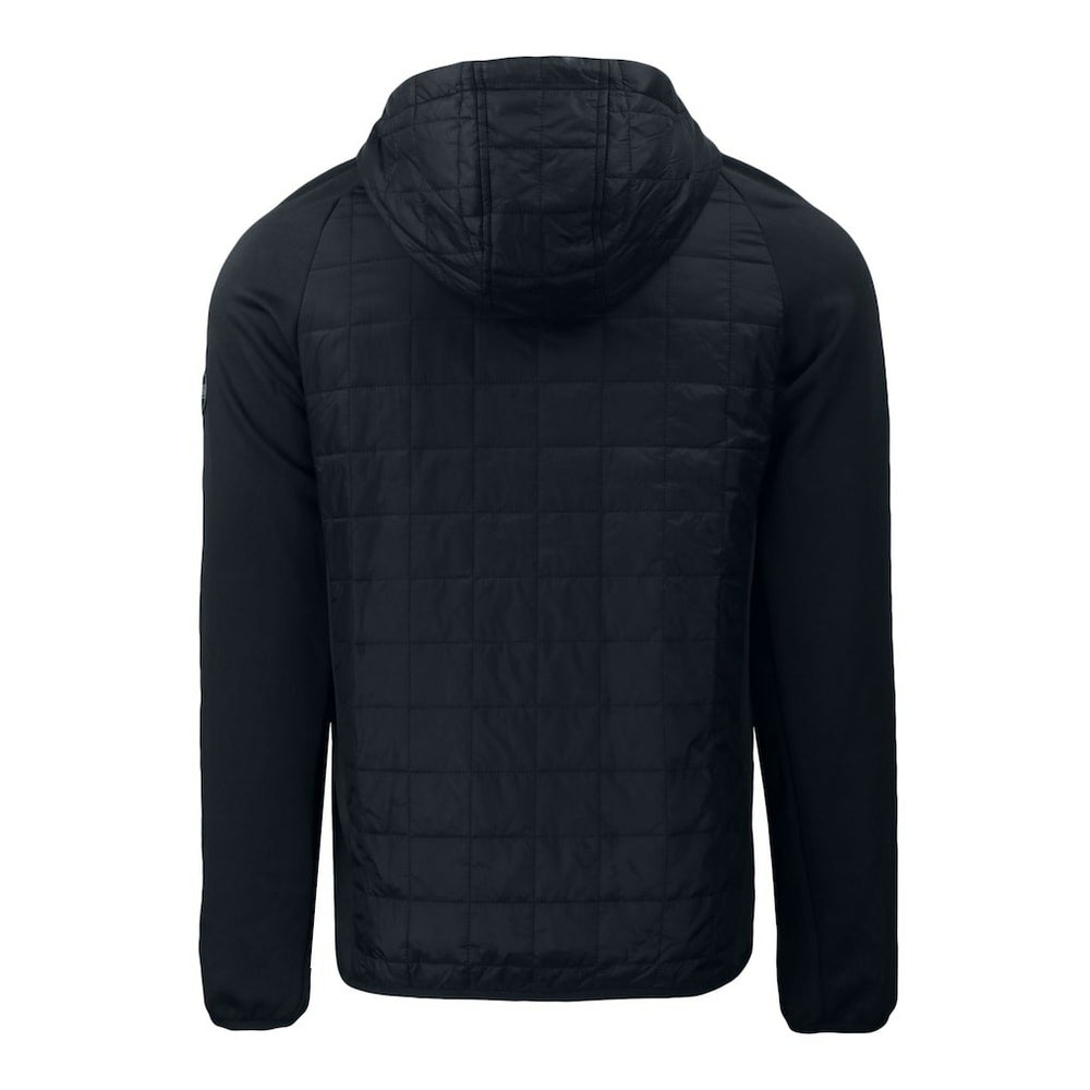 New York Jets Cutter & Buck Primary Logo Rainier PrimaLoft Eco Full-Zip Hybrid Jacket Black - NFL
