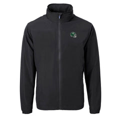 New York Jets Cutter & Buck Big & Tall Helmet Charter Eco Knit Recycled Full-Zip Jacket Black - NFL