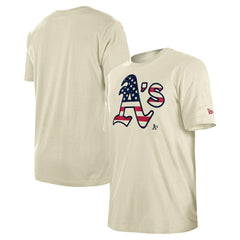 Athletics New Era Americana Flag Fill T-Shirt Clearance