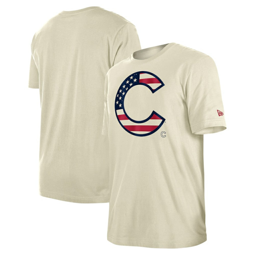 Chicago Cubs New Era Americana Flag Fill T-Shirt Near Me