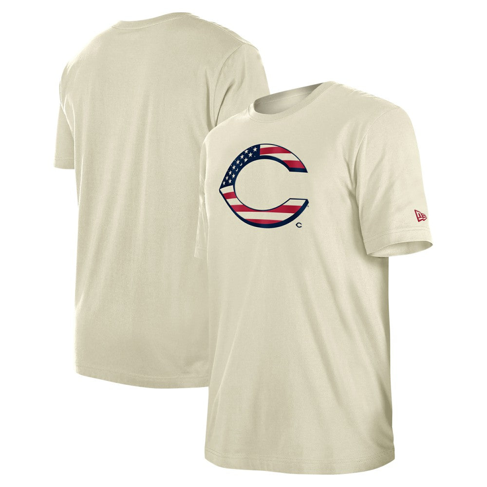 Cincinnati Reds New Era Americana Flag Fill T-Shirt discount