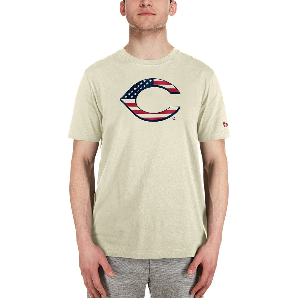 Cincinnati Reds New Era Americana Flag Fill T-Shirt discount