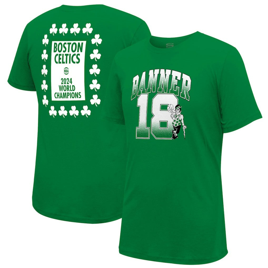 NBA - Boston Celtics Stadium Essentials 18-Time NBA Finals Champions Banner 18 Play T-Shirt - Kelly Green