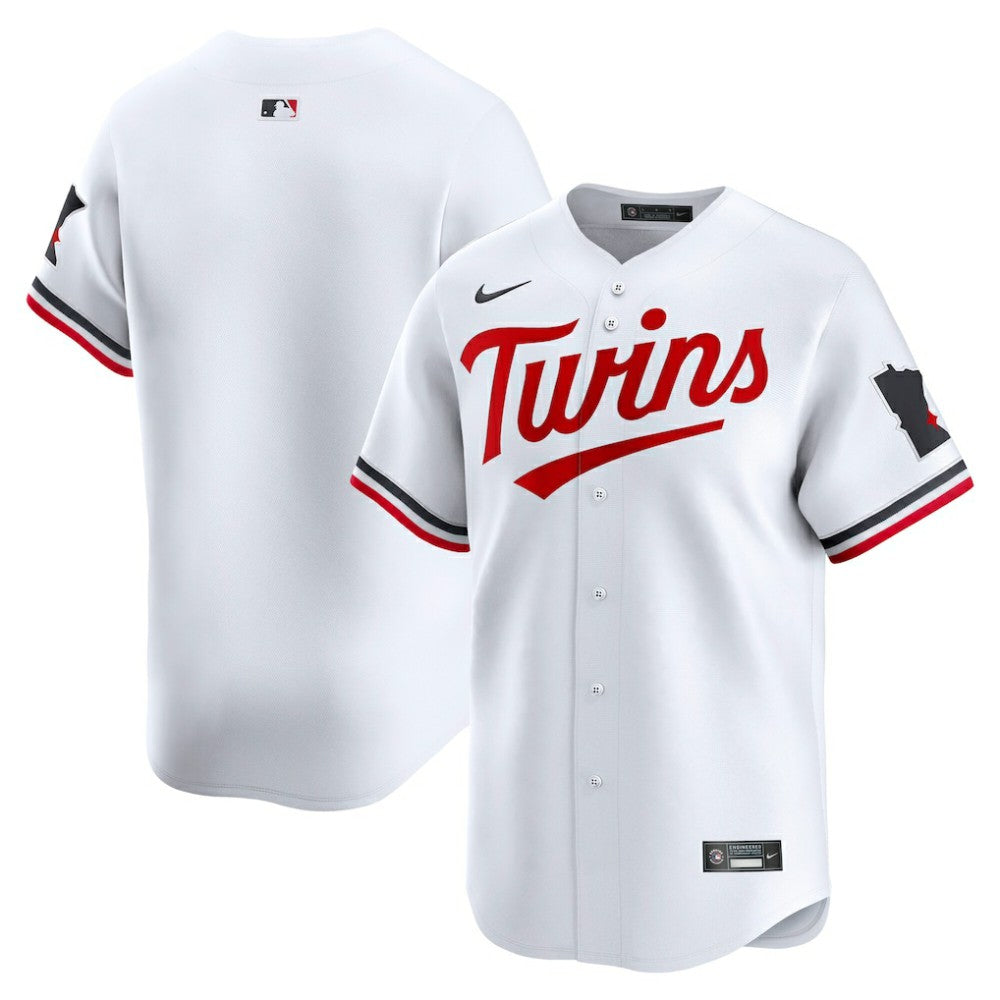 Minnesota Twins Nike Home Limited Jersey - White | MLB Jerseys
