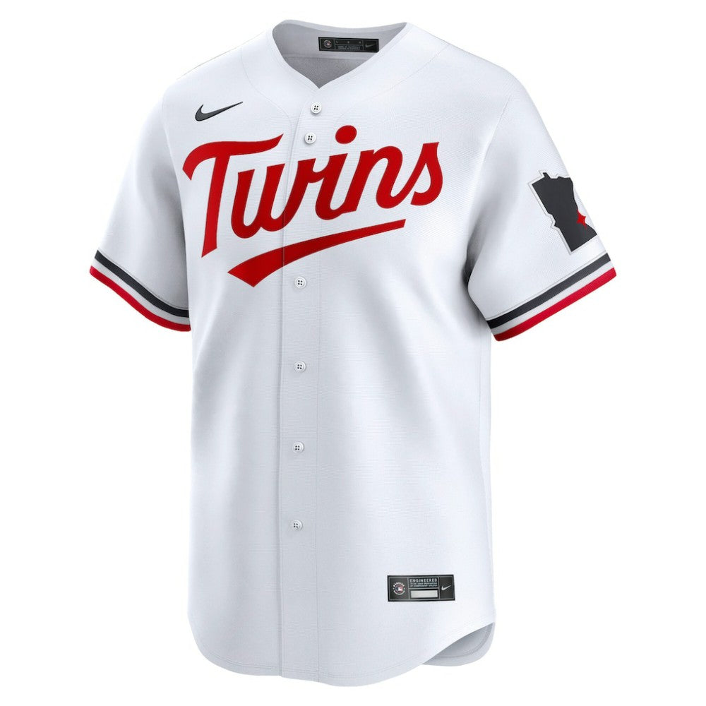 Minnesota Twins Nike Home Limited Jersey - White | MLB Jerseys