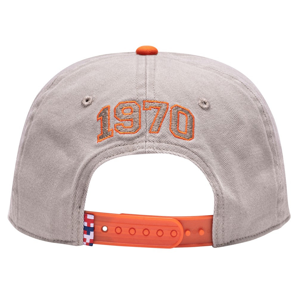 Paris Saint-Germain Fan Ink Wander Snapback Hat - Tan/Orange