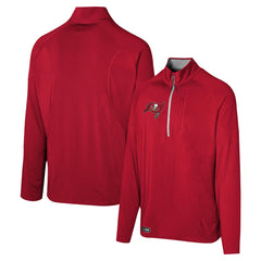 Tampa Bay Buccaneers Grind Iron Quarter-Zip Top Red - NFL