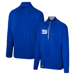 New York Giants Grind Iron Quarter-Zip Top Royal - NFL