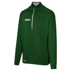 New York Jets Grind Iron Quarter-Zip Top Green - NFL