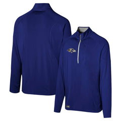 Baltimore Ravens Grind Iron Quarter-Zip Top Purple - NFL