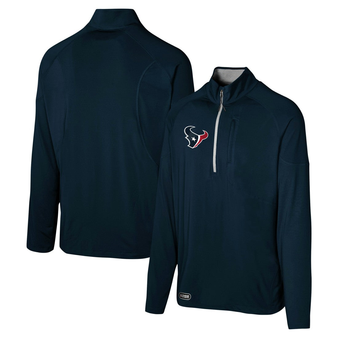 Houston Texans Grind Iron Quarter-Zip Top Navy - NFL