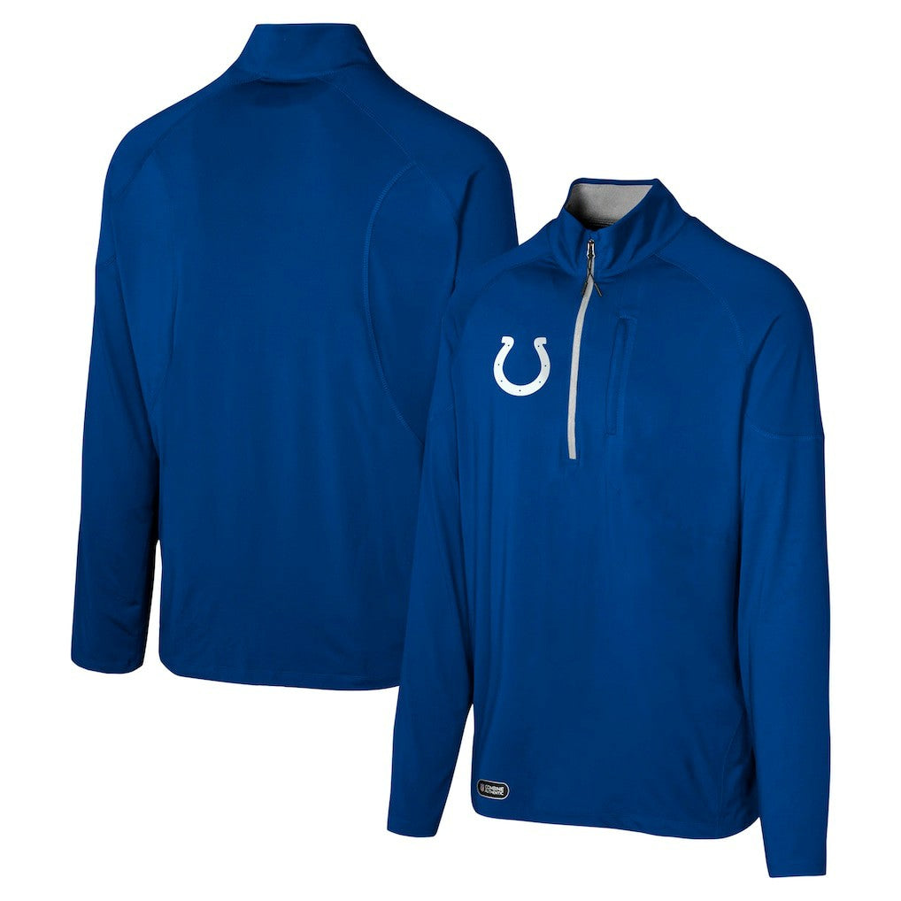 Indianapolis Colts Grind Iron Quarter-Zip Top Royal - NFL