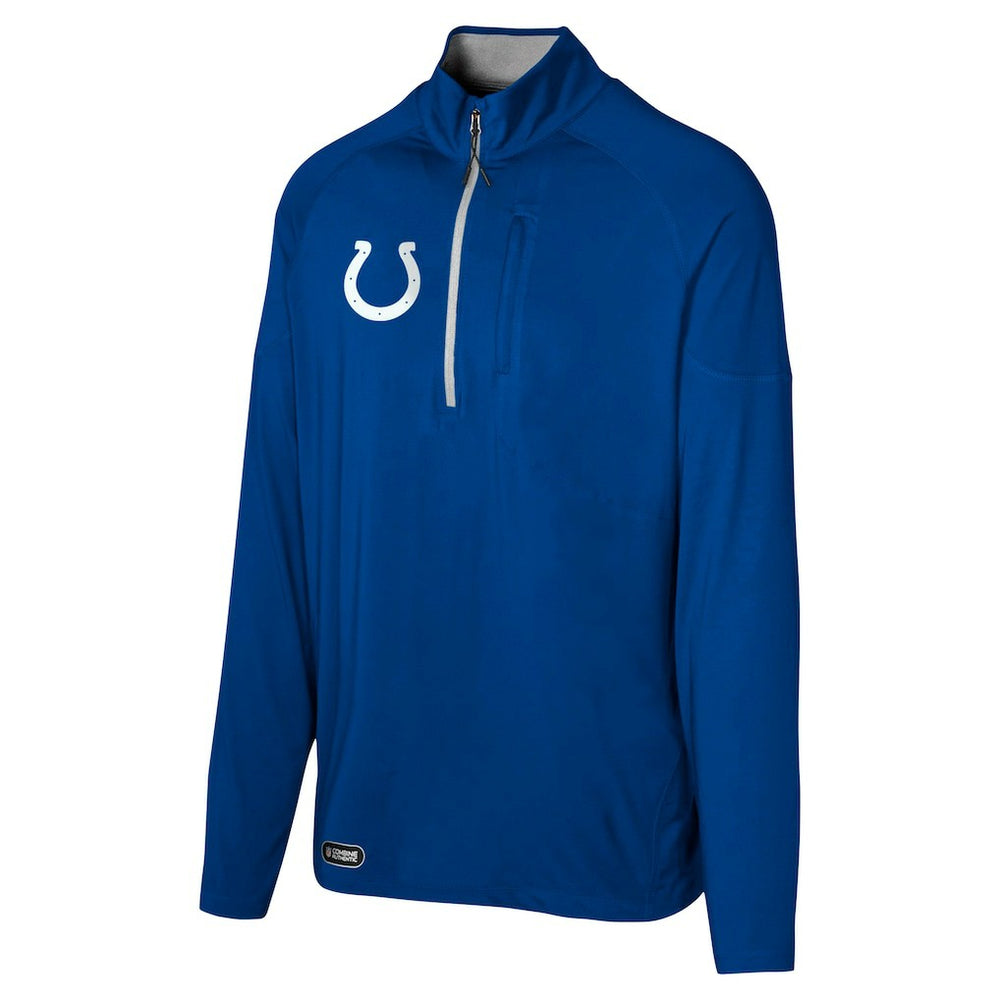 Indianapolis Colts Grind Iron Quarter-Zip Top Royal - NFL
