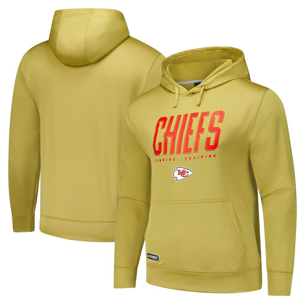 Kansas City Chiefs Top Ranked Pullover Hoodie Gold - NFL
