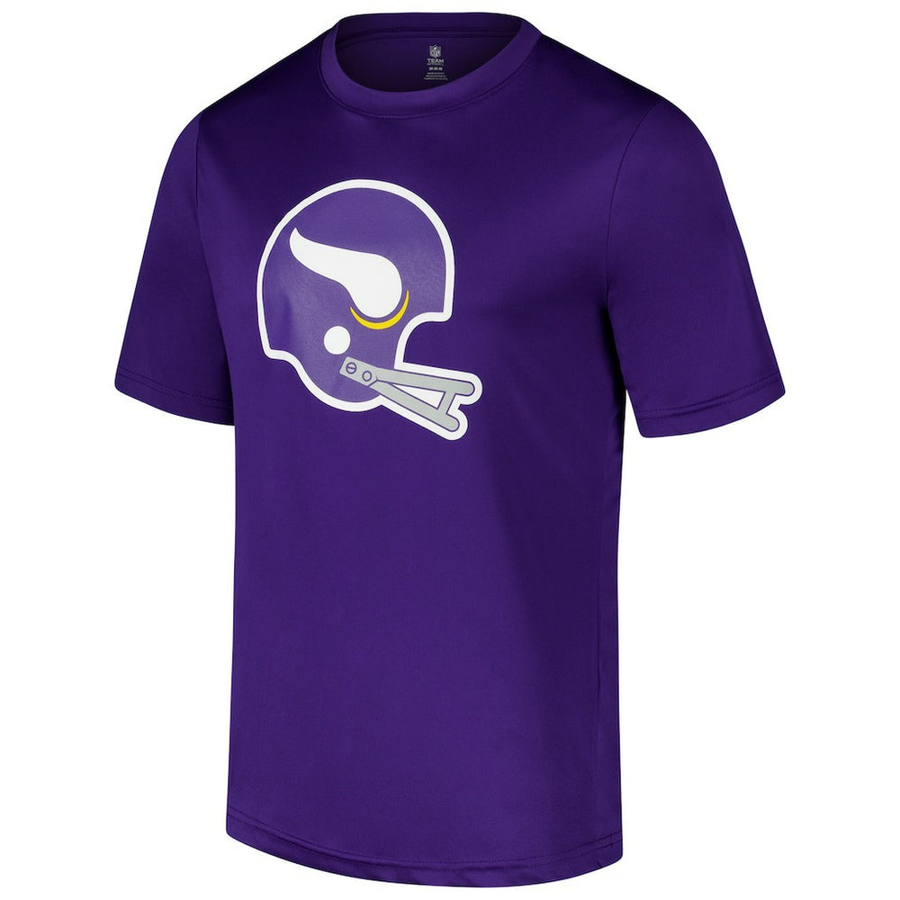 Minnesota Vikings Stadium Retro T-Shirt Purple - NFL