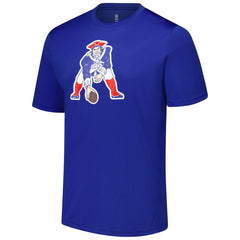 New England Patriots Stadium Retro T-Shirt Royal - NFL