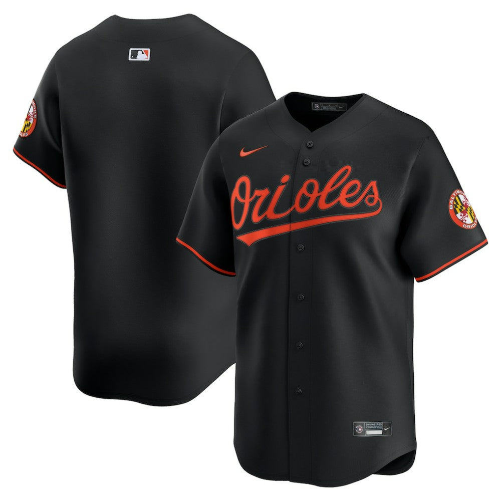 Baltimore Orioles Nike Alternate Limited Jersey - Black | MLB Jerseys