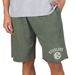 Pittsburgh Steelers Concepts Sport Mainstream Tri-Blend Shorts Green - NFL