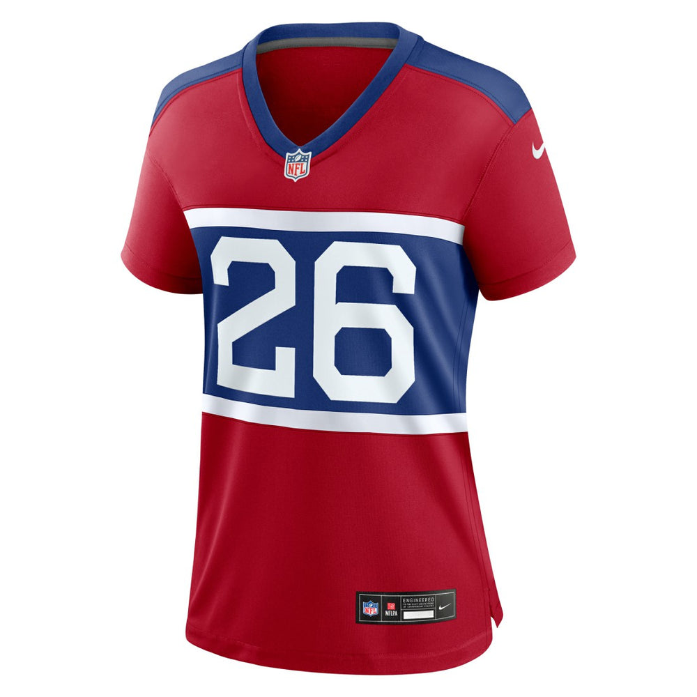 Devin Singletary New York Giants Women's Alternate Game Jersey Century Red - Nike