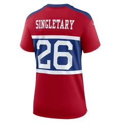 Devin Singletary New York Giants Women's Alternate Game Jersey Century Red - Nike
