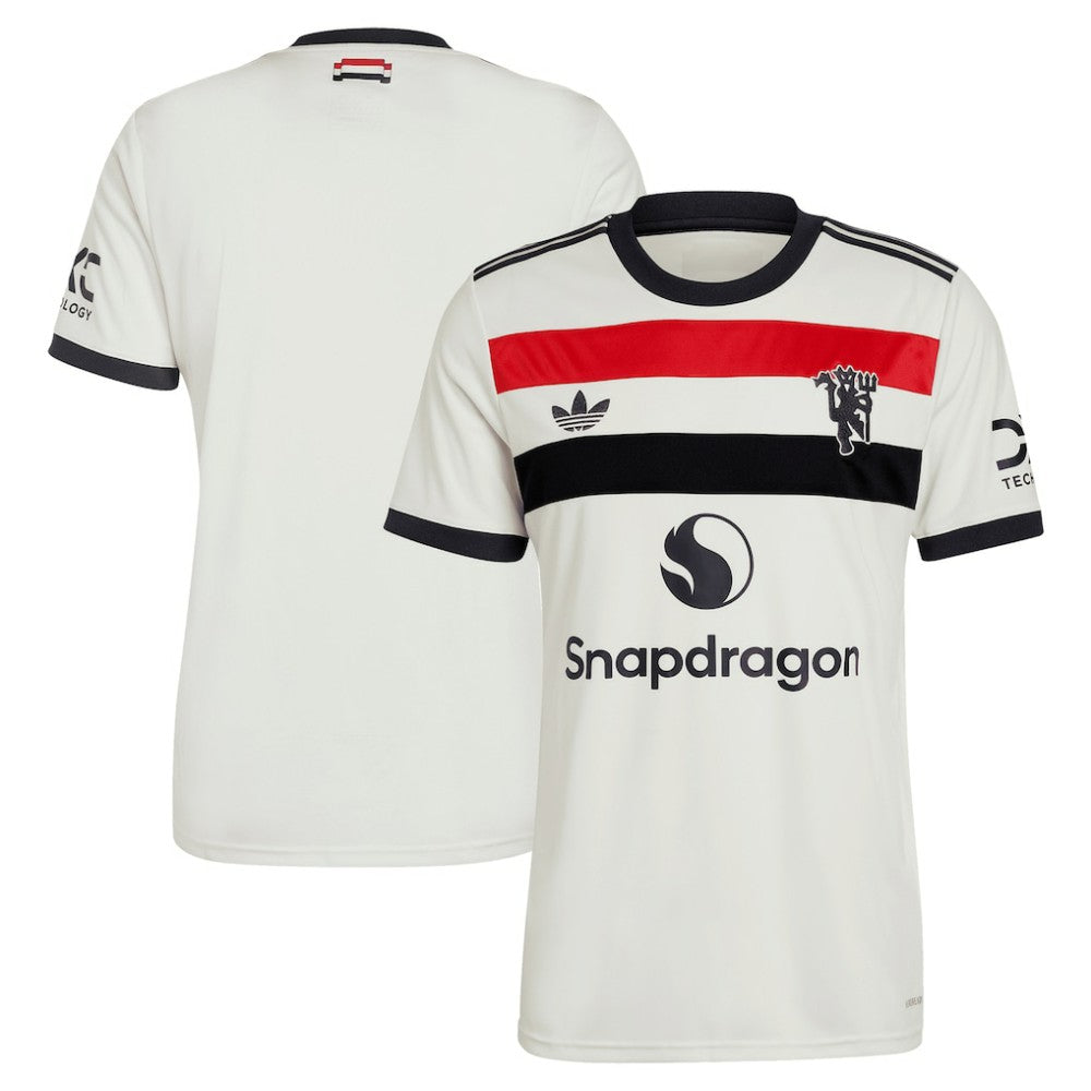 Adidas Manchester United Originals 2024/25 Third Replica Jerseys - Cream