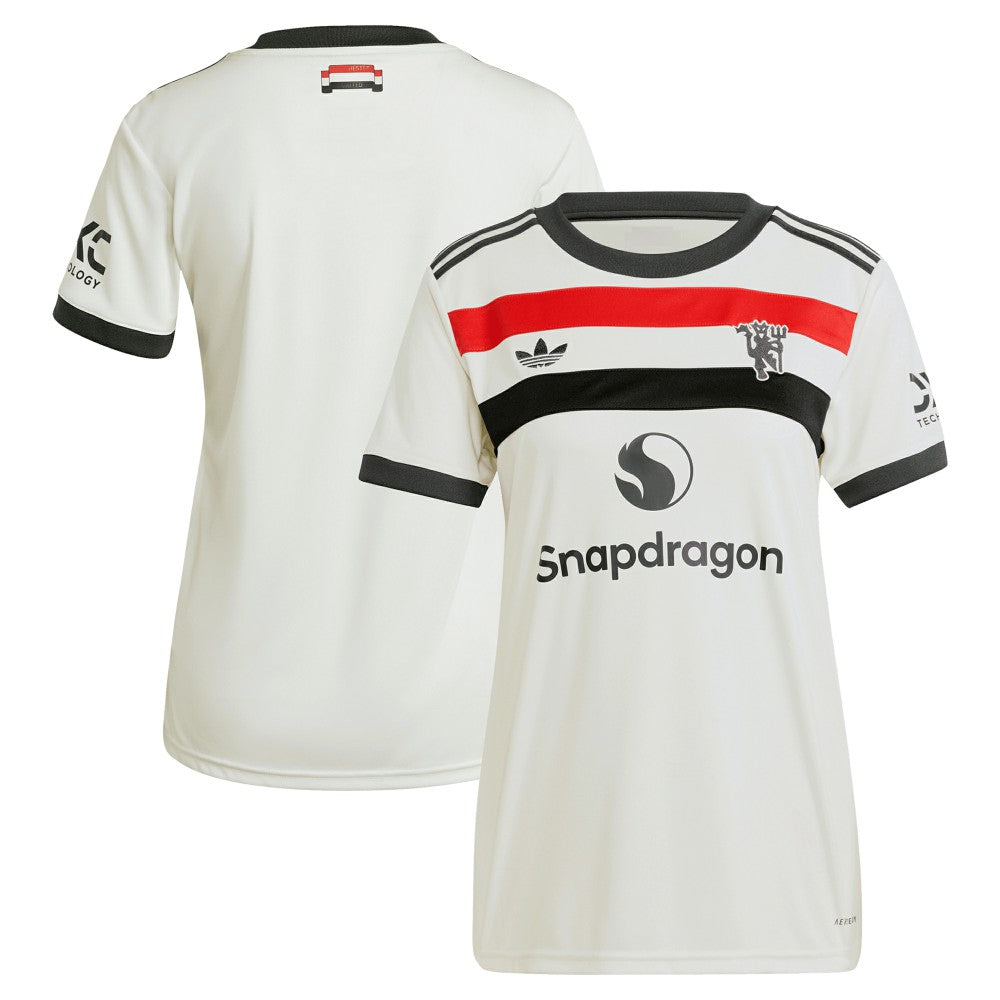 Adidas Manchester United Originals Women's 2024/25 Third Replica Jerseys - Cream