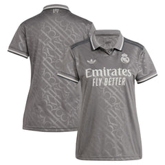 Adidas Real Madrid Originals Women's 2024/25 Third Replica Jerseys - Charcoal