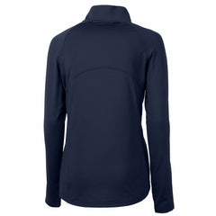 New York Mets Cutter & Buck Women's Adapt Eco Knit Stretch Recycled Half-Zip DryTec Top On Sale