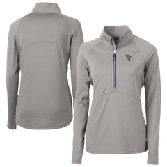 Cleveland Guardians Cutter & Buck Women's Adapt Eco Knit Stretch Recycled Half-Zip DryTec Top Lifestyle