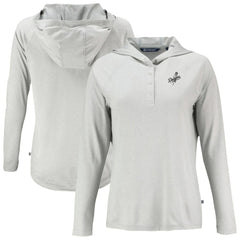 Los Angeles Dodgers Cutter & Buck Women's Coastline Epic Comfort Eco Recycled Raglan Long Sleeve Hoodie T-Shirt Online