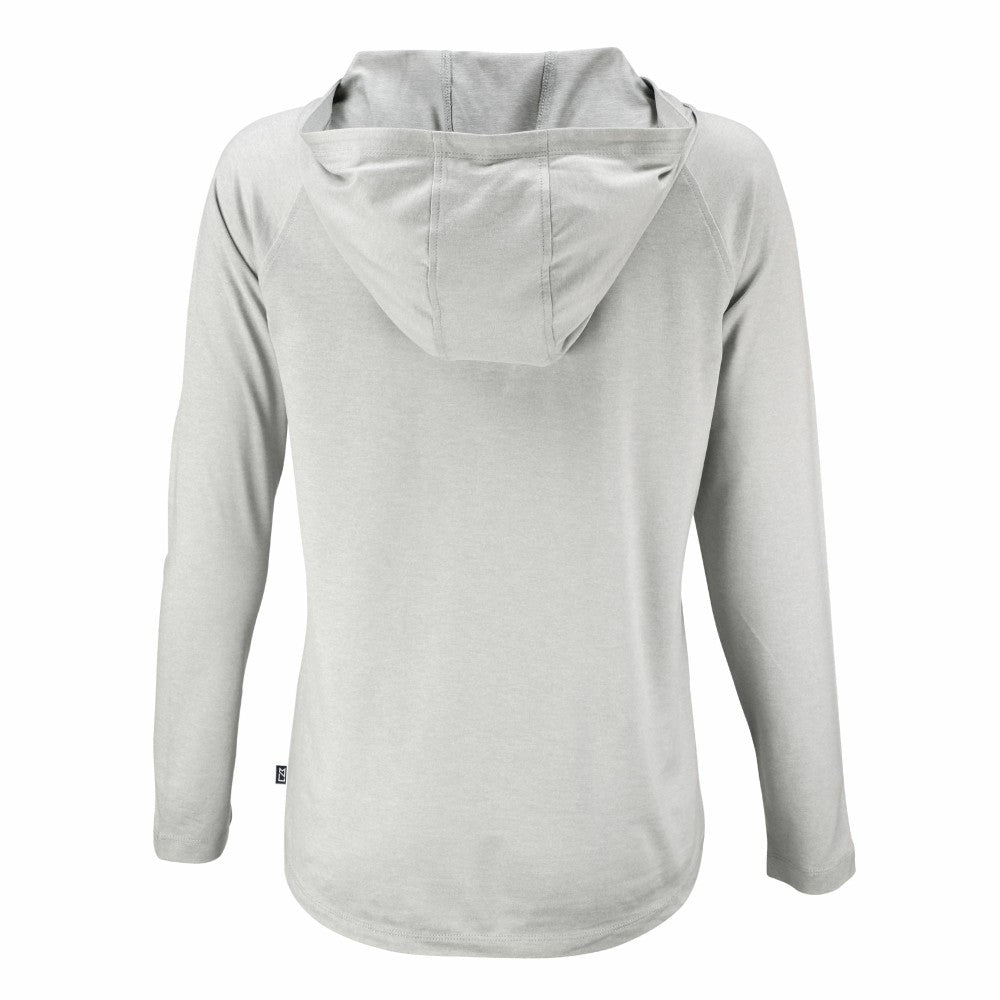 Minnesota Twins Cutter & Buck Women's Coastline Epic Comfort Eco Recycled Raglan Long Sleeve Hoodie T-Shirt Lifestyle