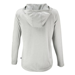 Atlanta Braves Cutter & Buck Women's Coastline Epic Comfort Eco Recycled Raglan Long Sleeve Hoodie T-Shirt Sale