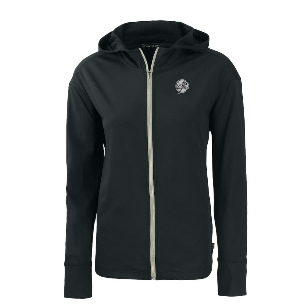 New York Yankees Cutter & Buck Women's Daybreak Eco Recycled Full-Zip Hoodie On Sale