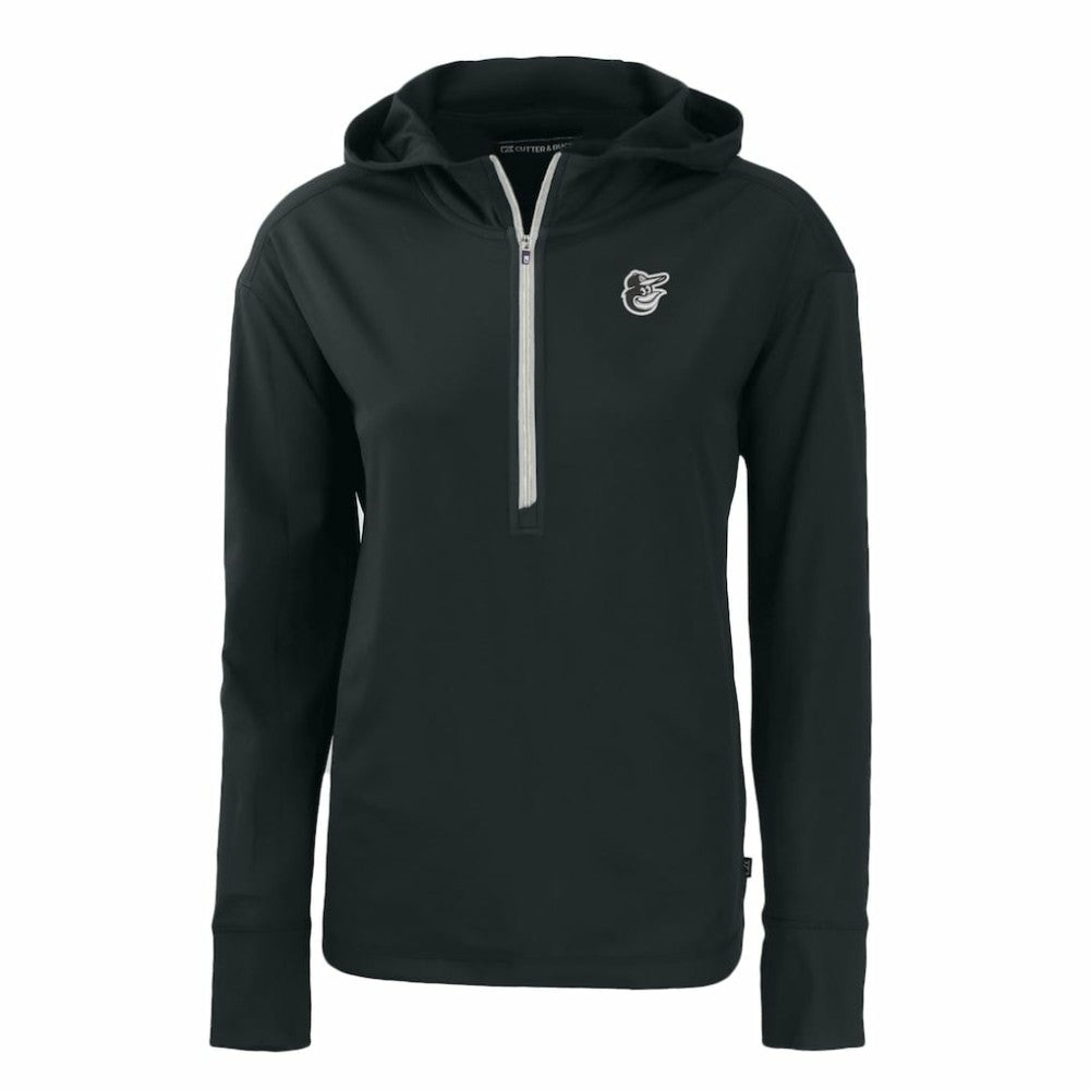 Baltimore Orioles Cutter & Buck Women's Daybreak Eco Recycled Half-Zip Hoodie On Sale