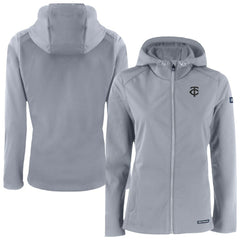 Minnesota Twins Cutter & Buck Women's Evoke Eco Softshell Recycled Full-Zip Hoodie Jacket Near Me