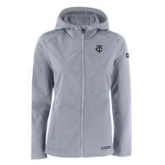 Minnesota Twins Cutter & Buck Women's Evoke Eco Softshell Recycled Full-Zip Hoodie Jacket Near Me