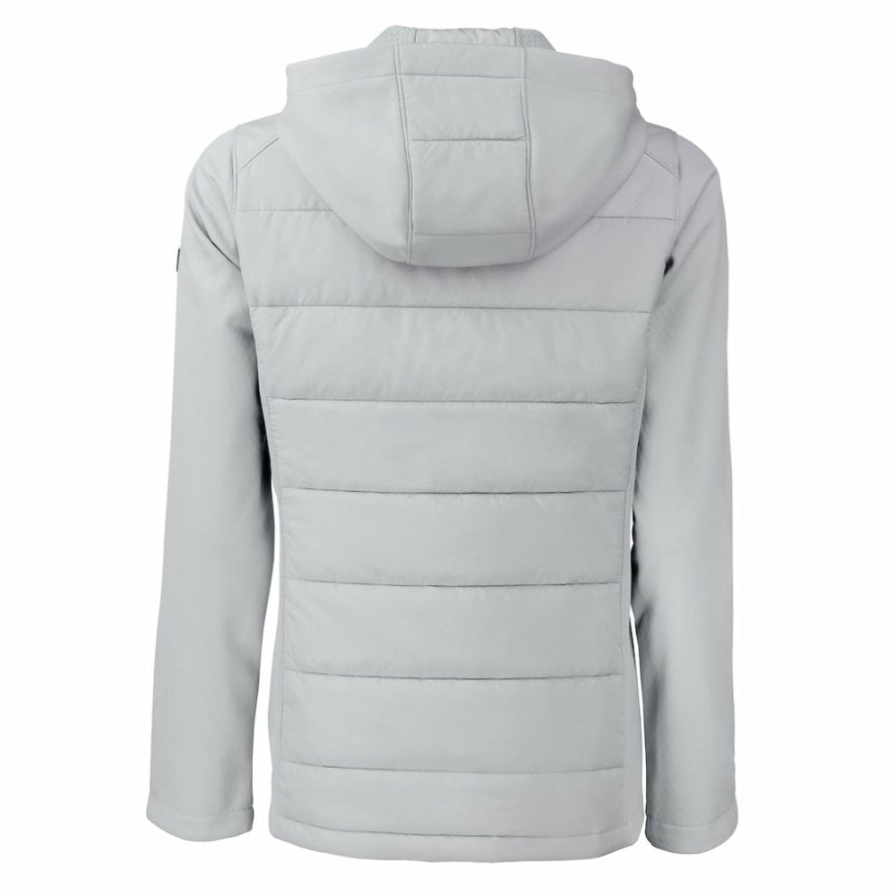 Detroit Tigers Cutter & Buck Women's Evoke Hybrid Eco Softshell Recycled Full-Zip Hooded Jacket discount