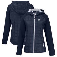 Detroit Tigers Cutter & Buck Women's Rainier Primaloft Eco Full-Zip Hybrid Jacket Clearance