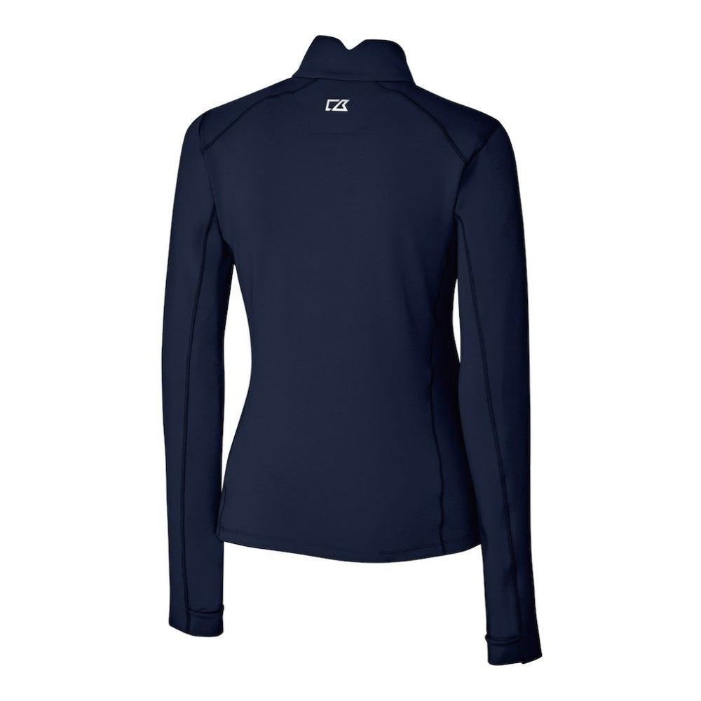 Detroit Tigers Cutter & Buck Women's Traverse Stretch Quarter-Zip Pullover Top for sale