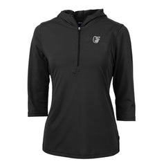 Baltimore Orioles Cutter & Buck Women's Virtue Eco Pique Half-Zip 3/4 Sleeve Pullover Hoodie Near Me
