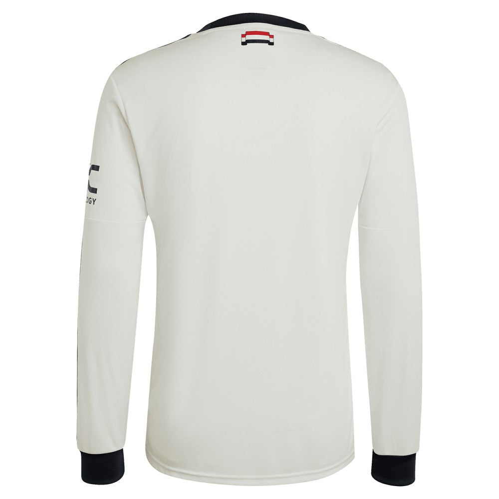Adidas Manchester United Originals 2024/25 Third Replica Long Sleeve Jerseys - Cream