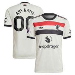 Adidas Manchester United Originals 2024/25 Third Custom Jerseys - Cream