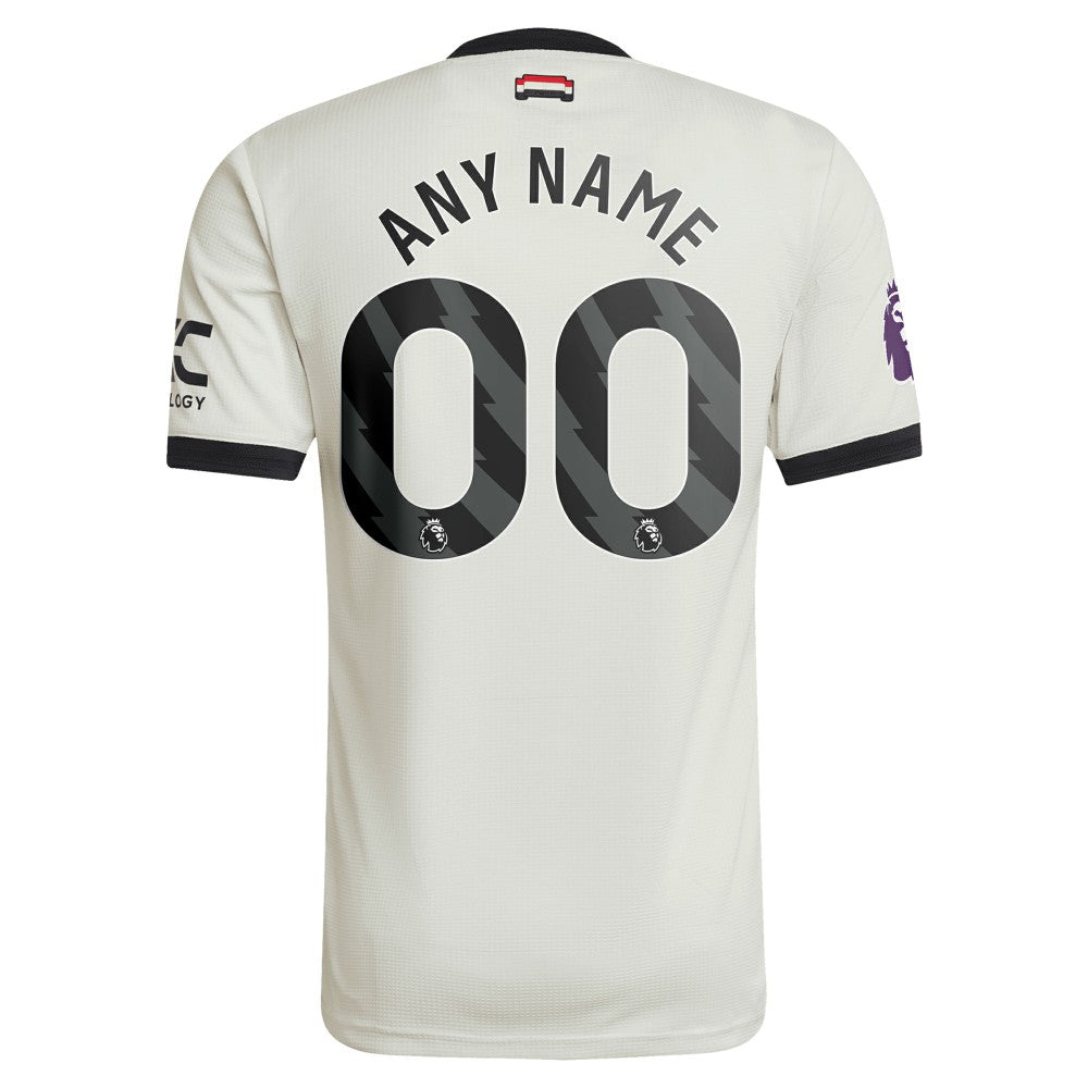 Adidas Manchester United Originals 2024/25 Third Custom Jerseys - Cream