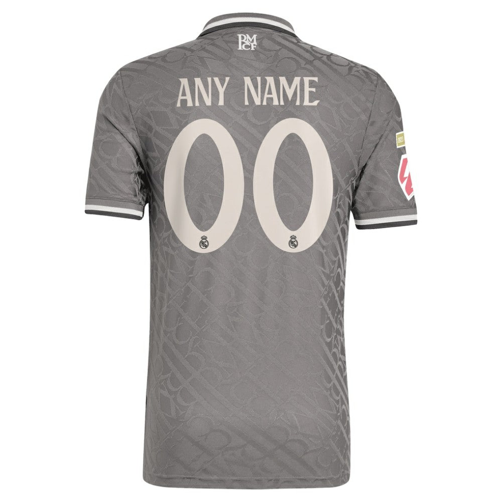 Adidas Real Madrid Originals 2024/25 Third Custom Jerseys - Charcoal
