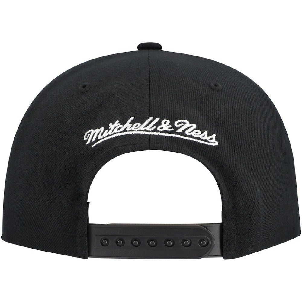 Pittsburgh Penguins Mitchell & Ness Team Snapback Hat Black