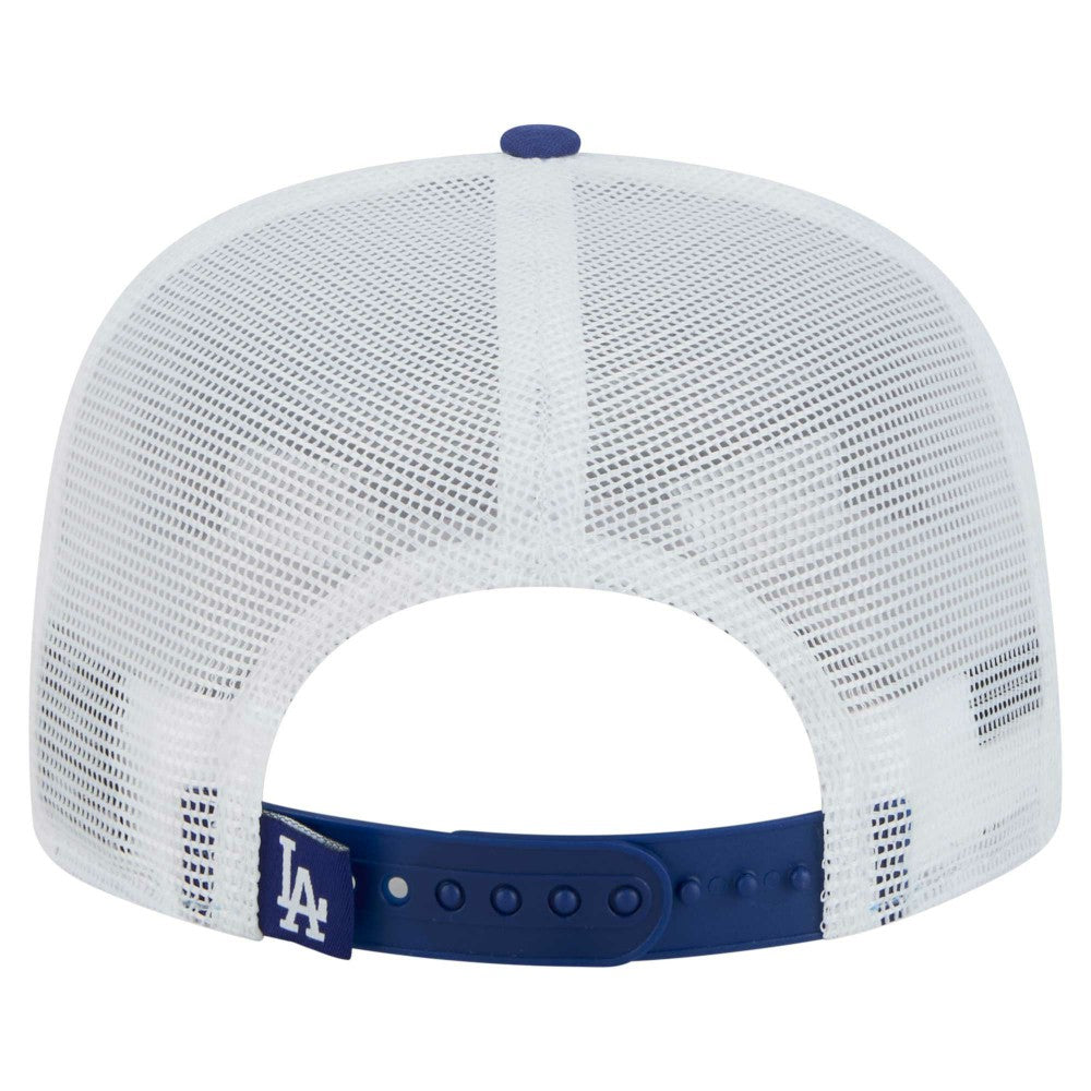 Los Angeles Dodgers New Era 9FIFTY A-Frame Trucker Snapback Hat discount