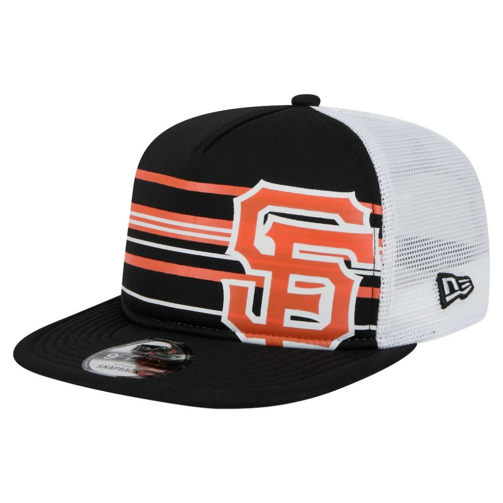 San Francisco Giants New Era 9FIFTY A-Frame Trucker Snapback Hat Lifestyle
