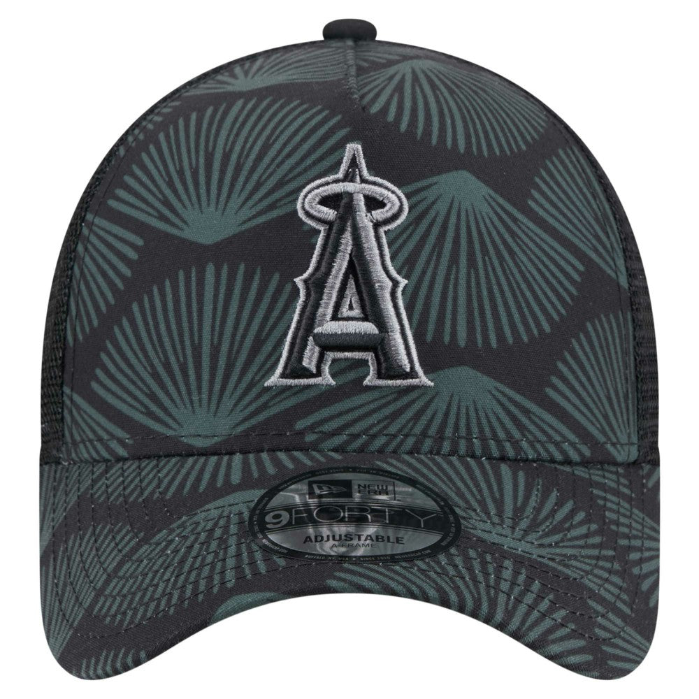 Los Angeles Angels New Era 9FORTY A-Frame Trucker Adjustable Hat discount