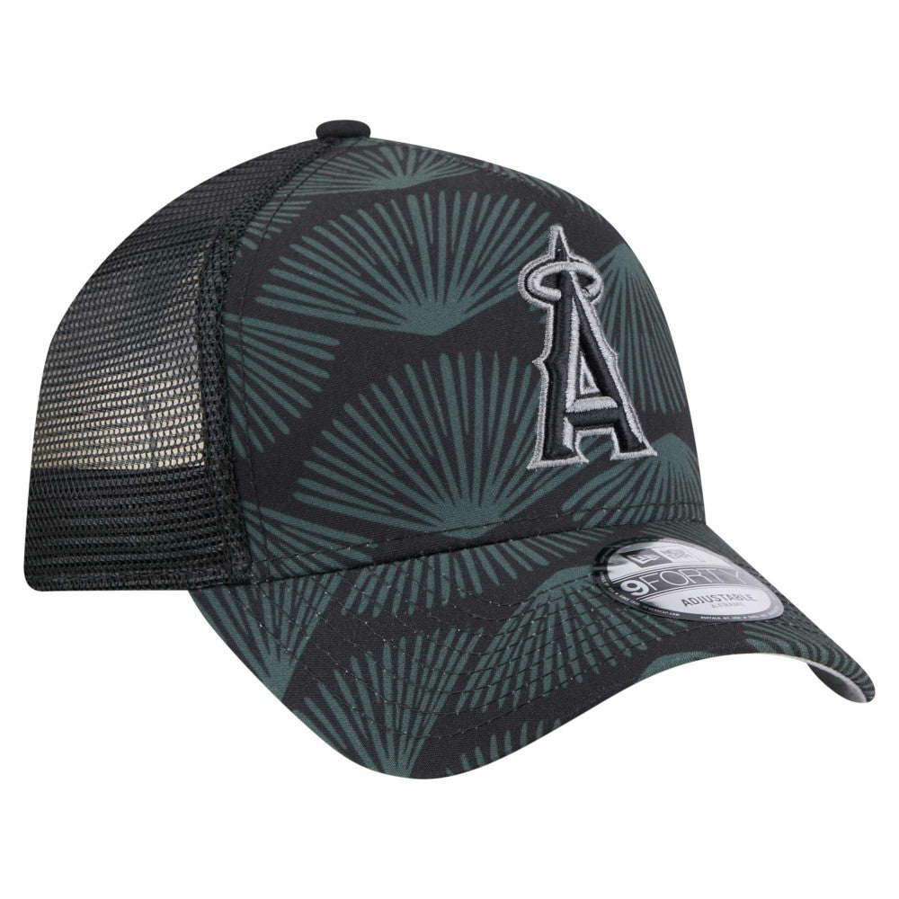 Los Angeles Angels New Era 9FORTY A-Frame Trucker Adjustable Hat discount